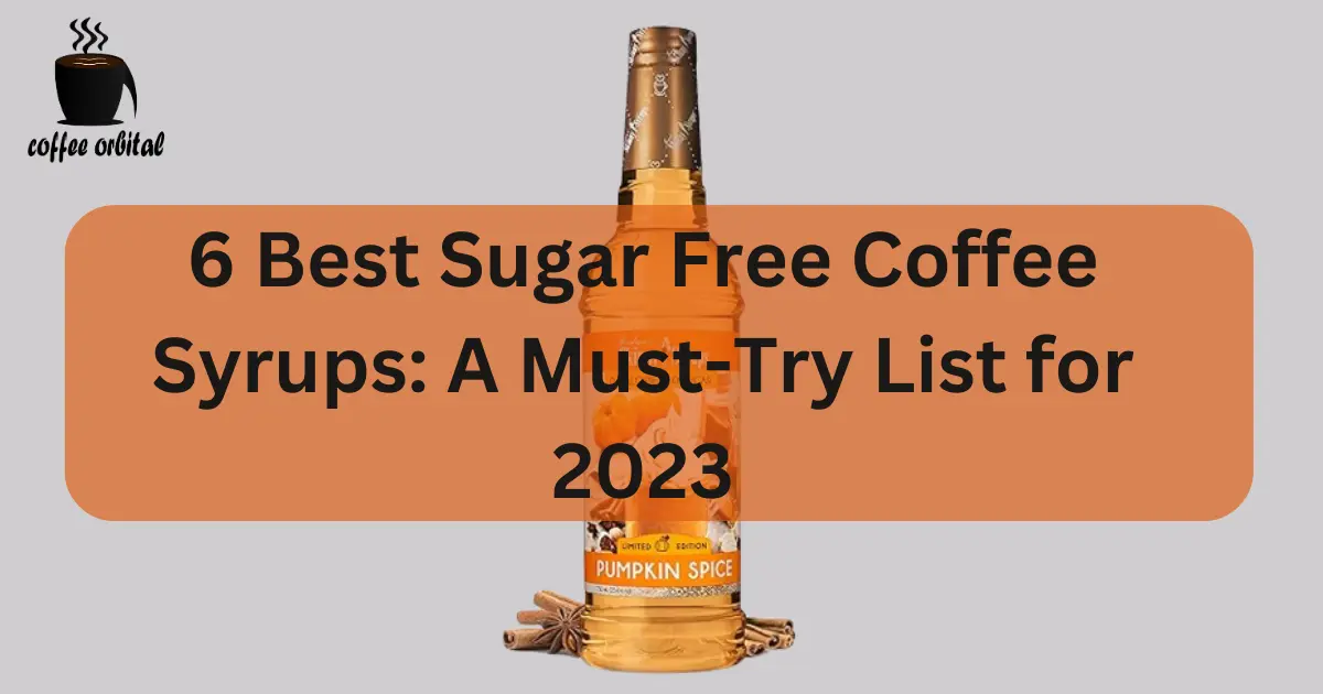 6 Best Sugar Free Coffee Syrups A MustTry List for 2023 Coffee Orbital